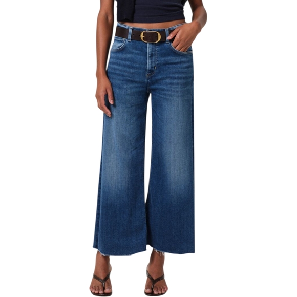 Citizens Of Humanity Denim - Citizens Of Humanity Lyra Wide Leg Cropped Jeans